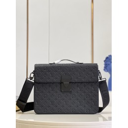 S Lock Briefcase Black...