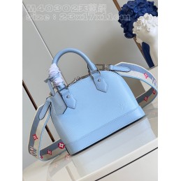 Alma BB Sky Blue Epi Leather