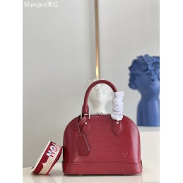 Alma BB Dark Red Epi Leather