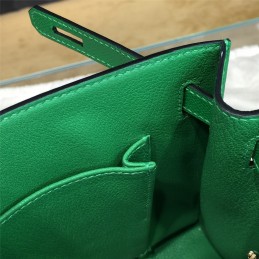 Green Kelly 28 Gold Hardware Bag
