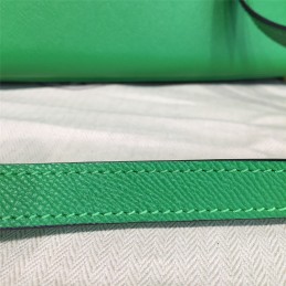 Green Kelly 28 Gold Hardware Bag