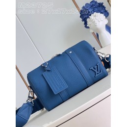 City Keepall Blue Taurillon...