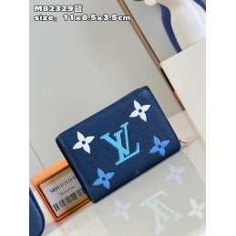 Cléa Wallet Blue Monogram...