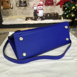 Cobalt Blue Kelly 28 Gold Hardware Bag