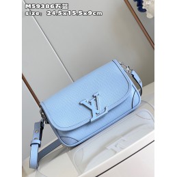 Buci Light Blue Epi Leather