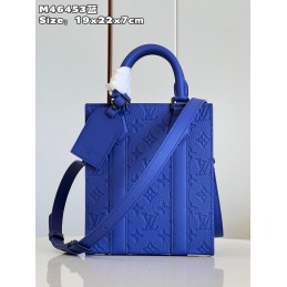 Sac Plat Mini Blue Monogram...