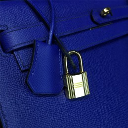 Cobalt Blue Kelly 28 Gold Hardware Bag