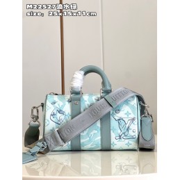 Keepall Bandoulière 25 Aqua...