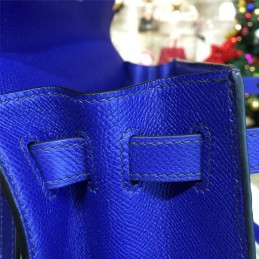 Cobalt Blue Kelly 28 Gold Hardware Bag