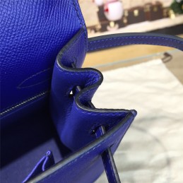 Cobalt Blue Kelly 28 Gold Hardware Bag
