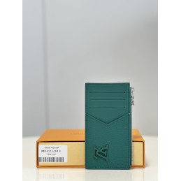 Coin Teal Taiga Leather