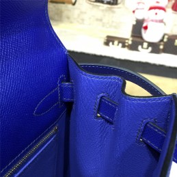 Cobalt Blue Kelly 28 Gold Hardware Bag