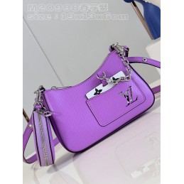 Marellini Purple Epi Leather
