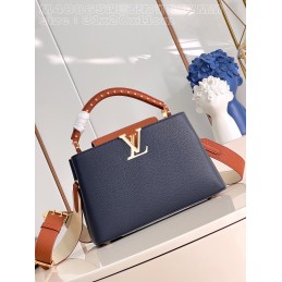 Capucines MM Navy Taurillon...
