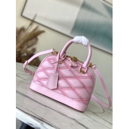 Alma BB Pink Quilted Lambskin