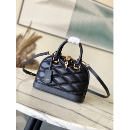 Alma BB Black Quilted Lambskin