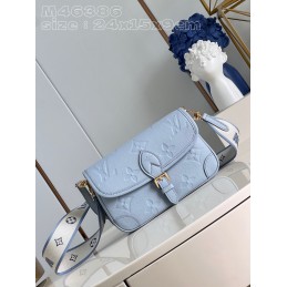 Diane Light Blue Monogram...