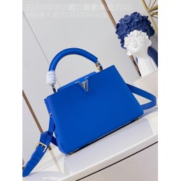 Capucines BB Blue Taurillon...