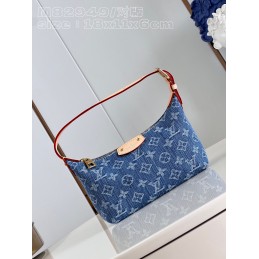 Hills Pochette Monogram Denim