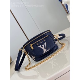 Mini Bumbag Navy Monogram...