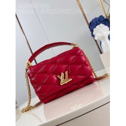 Go-14 MM Red Quilted Lambskin