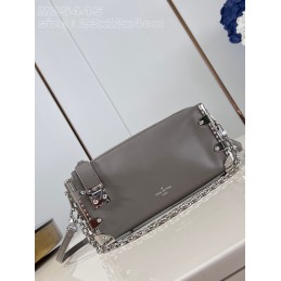 Slim Trunk Grey Calfskin...