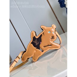 Dog on Strap Amber Patent...