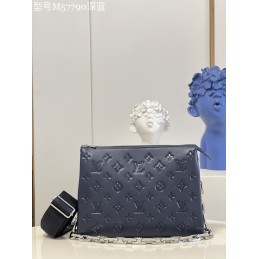 Coussin PM Navy Monogram...