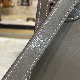 Taupe Gray Kelly 28 Palladium Hardware Bag