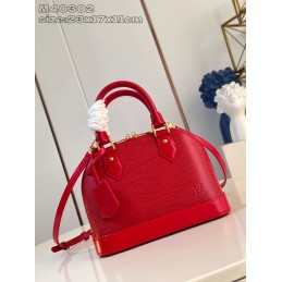Alma BB Bright Red Epi Leather