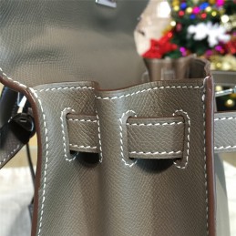 Taupe Gray Kelly 28 Palladium Hardware Bag