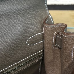Taupe Gray Kelly 28 Palladium Hardware Bag