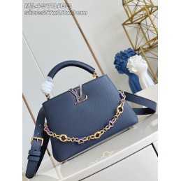 Capucines BB Navy Taurillon...
