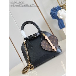 Alma Mini AndI Black and Brown Monogram Canvas