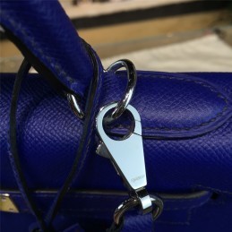 Royal Blue Kelly 28 Palladium Hardware Bag