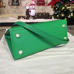 Emerald Green Kelly 28 Palladium Hardware Bag