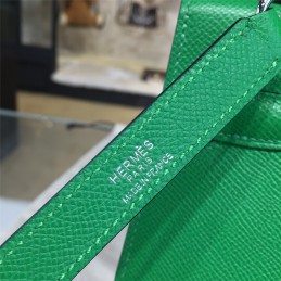Emerald Green Kelly 28 Palladium Hardware Bag