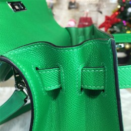 Emerald Green Kelly 28 Palladium Hardware Bag