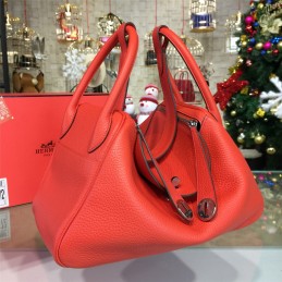 Coral Orange Lindy 30 Bag