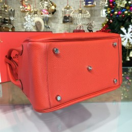 Coral Orange Lindy 30 Bag