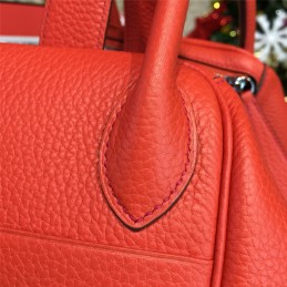 Coral Orange Lindy 30 Bag