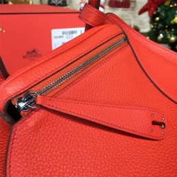 Coral Orange Lindy 30 Bag