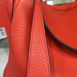 Coral Orange Lindy 30 Bag