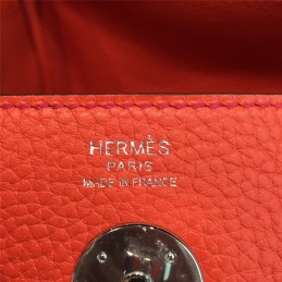 Coral Orange Lindy 30 Bag