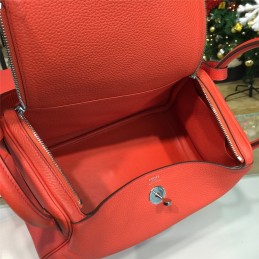 Coral Orange Lindy 30 Bag