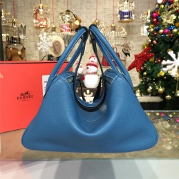 Denim Blue Lindy 30 Bag