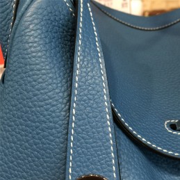 Denim Blue Lindy 30 Bag