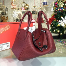 Burgundy Lindy 26 Bag