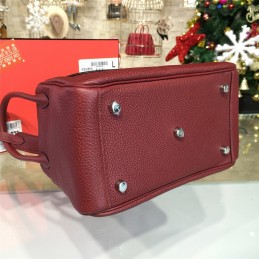 Burgundy Lindy 26 Bag
