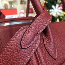 Burgundy Lindy 26 Bag